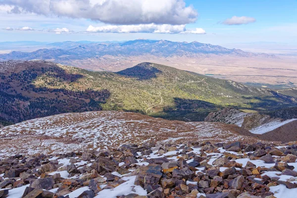 Visa Från Wheeler Peak Great Basin Nationalpark — Stockfoto