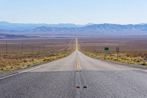 Vista yol boyunca bize 50 Nevada sonsuz bir streç