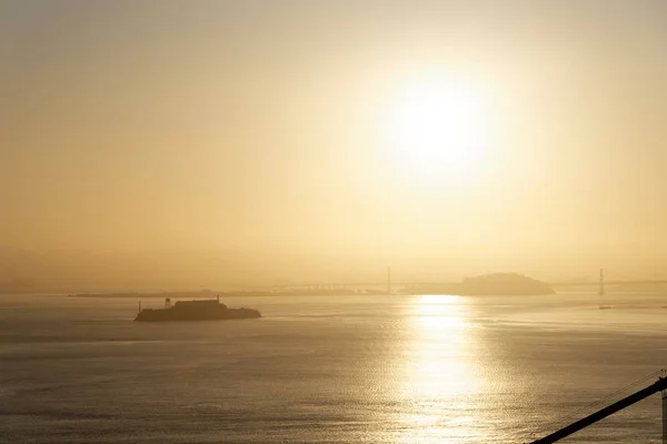 Sunrise San Francisco Bay Downtown Background — Stock Photo, Image