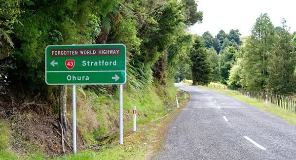 Malerische Autobahn Auf Der Nordinsel Neuseeland — Stockfoto