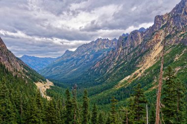 Washington Pass dışında North Cascades Milli Parkı