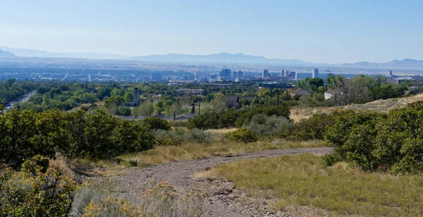 Vue Sur Salt Lake City Depuis Parc National — Photo