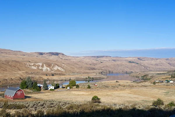 Washington State Route 155 Nord Grand Coulee — Foto Stock