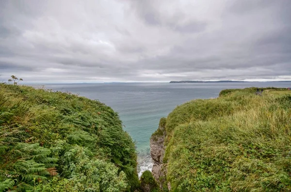 北アイルランド海岸沿いの崖 — ストック写真