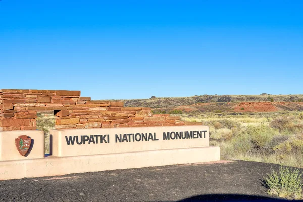 Entrée du monument national de Wupatki, Arizona — Photo