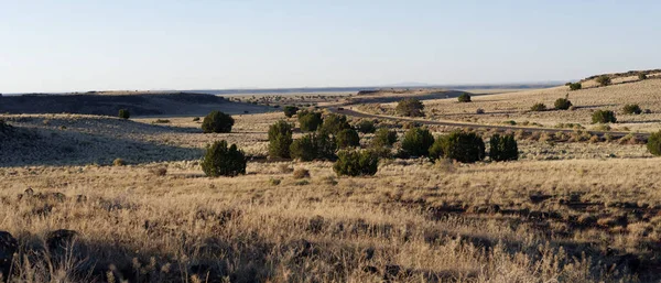 Highway through Wupatki National Monument, Arizona Royalty Free Stock Photos