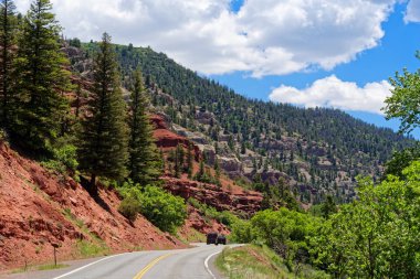 Ridgway ve Placerville arasındaki San Juan Otoyolu.