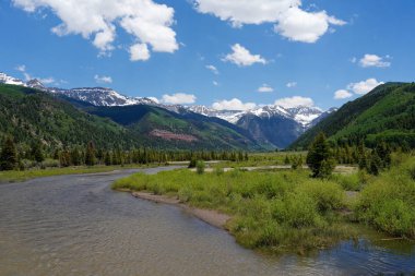 Telluride, Colorado yakınlarındaki San Miguel Nehri