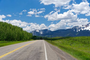 Manzara San Juan Skyway, Colorado boyunca