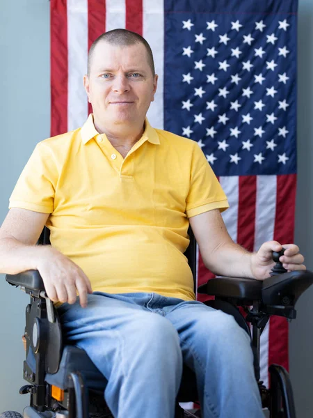Amerykańska Wolność Wózku Flaga Usa — Zdjęcie stockowe