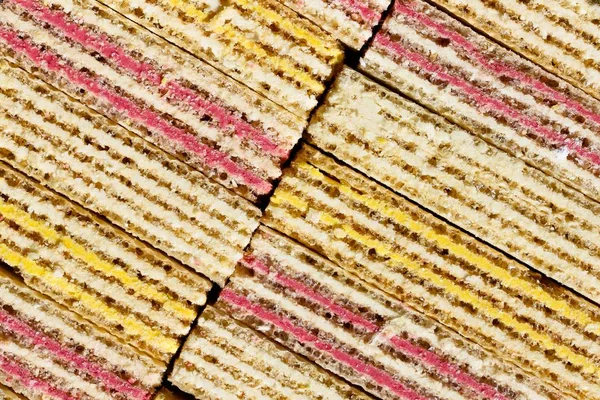 Bir kutu içinde üç türlü gofret.