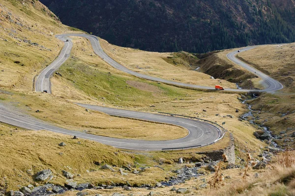 Трансфагарасанская горная дорога — стоковое фото