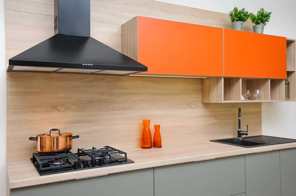 Luxury modern kitchen — Stock Photo, Image