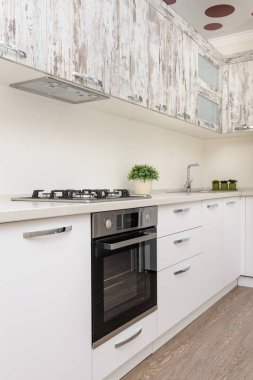 modern beyaz mutfak iç mimarisi