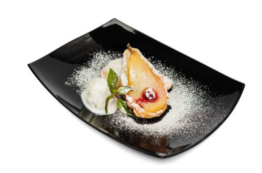 dondurma ile pişmiş armut