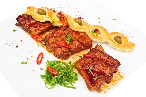 Grilled pork ribs — Stock Photo, Image