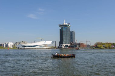 Adam lookout ve Göz, Amsterdam film müzesi görünümü