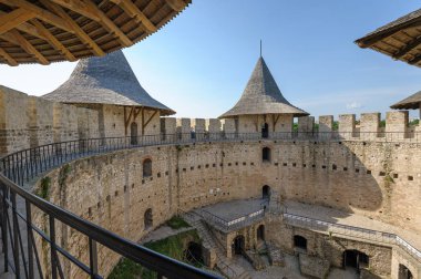 Soroca ortaçağ kalesinin iç alanı, Moldova Cumhuriyeti