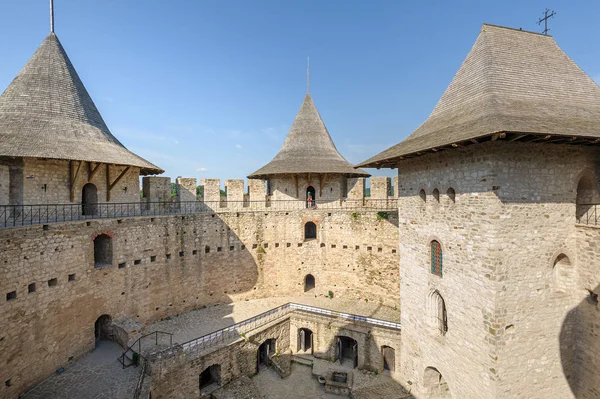 Det inre utrymmet av medeltida fästning i Soroca, republik av Moldavien — Stockfoto