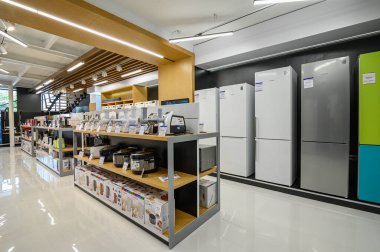 Premium ev aletleri mağazasının içi