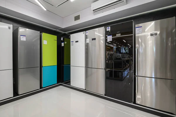 Interior of premium domestic appliance store — Stock Photo, Image