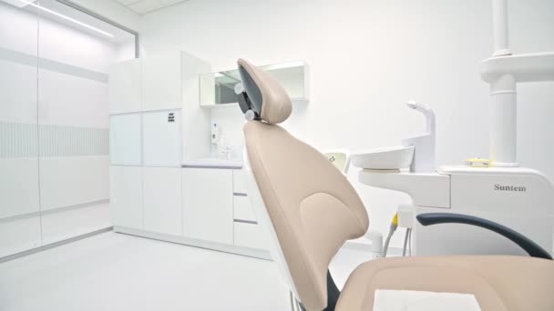 Dentistry medical office, special equipment — Stock Video