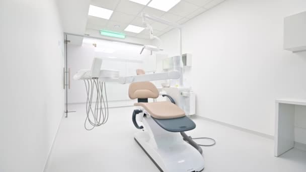 Dentistry medical office, special equipment — Stock Video