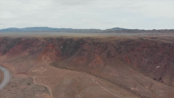 Charyn Canyon Parque Nacional Charyn Kazajstán Valle Los Castillos Segundo — Vídeo de stock