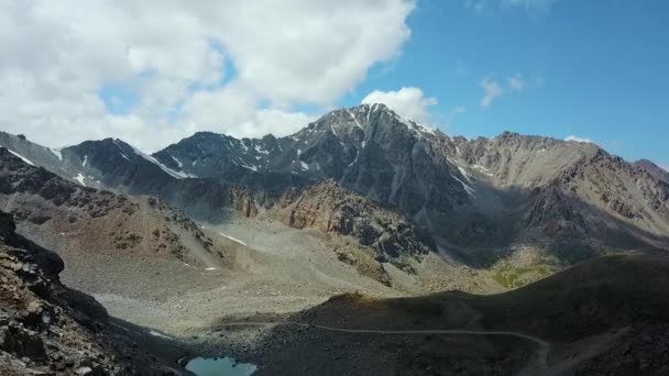 Valley Mountain Landscape Kyrgyzstan Western Kyrgyzstan Pamir Mountains Landscape Travel — Stock Video
