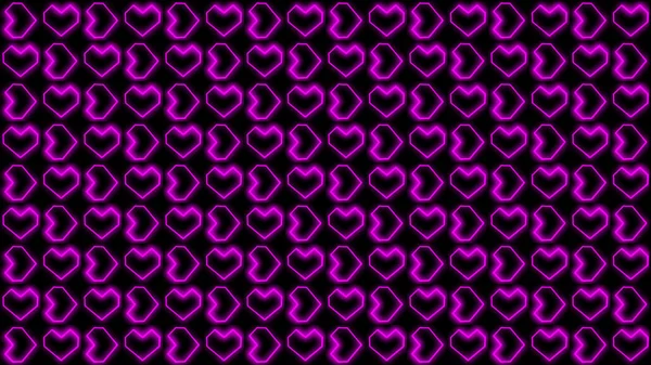 Heart Backgrounds Graphics Mettant Vedette Des Formes Des Particules Brillantes — Photo