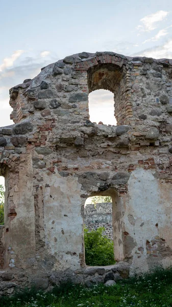 Ερείπια Ενός Αρχαίου Μεσαιωνικού Κάστρου Dobele Λετονία Ιστορική Περιοχή Zemgale — Φωτογραφία Αρχείου