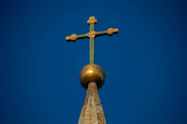 Cesis 'teki antik St. John Kilisesi Lutheran Kilisesi. Kilise 13. yüzyılın başında inşa edildi..