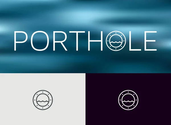 Porthole. — Vetor de Stock