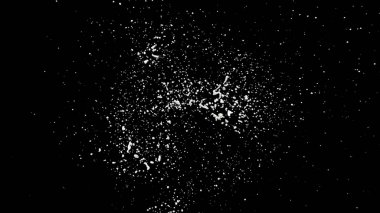 Süt sıçraması siyah arka planda izole. 3d render.