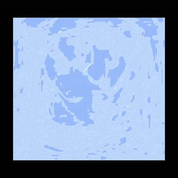 黒の背景に面白いオリジナルの青の抽象的な図 ベクトル — ストックベクタ