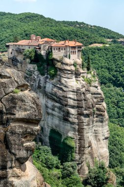 Meteorlar veya Meteora Manastırı Varlaam, Thessaly, Yunanistan
