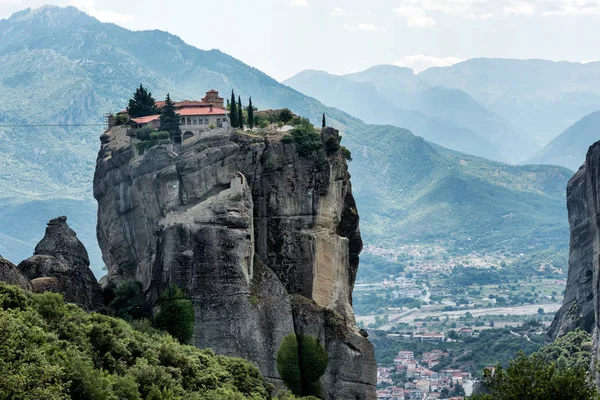 Meteorlar veya Meteora Manastırı Holy Trinity, Thessaly, Yunanistan