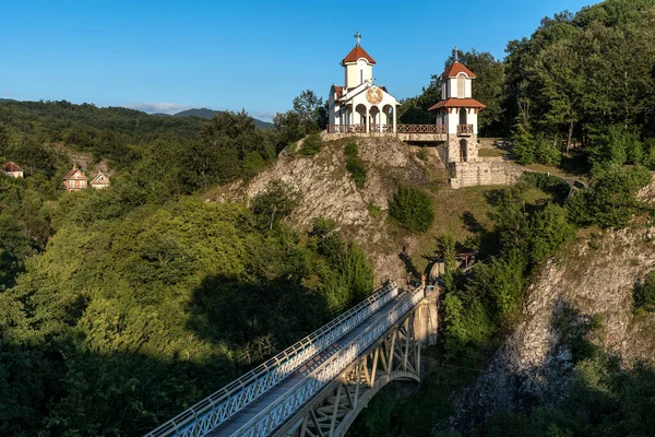 Церковь Преображения Господня Пролом Баня Сербия — стоковое фото