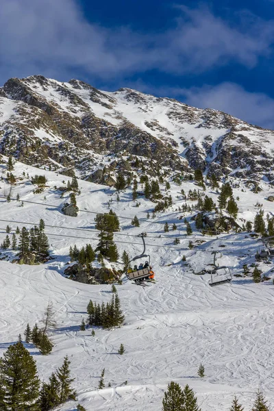 Síközpont Osztrák Alpokban Obertauern — Stock Fotó