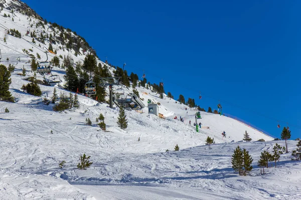 Skigebied Oostenrijkse Alpen Obertauern — Stockfoto