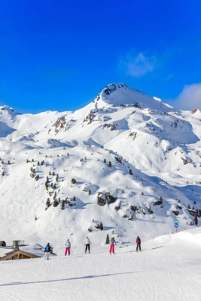 Skigebiet Den Österreichischen Alpen Obertauern — Stockfoto