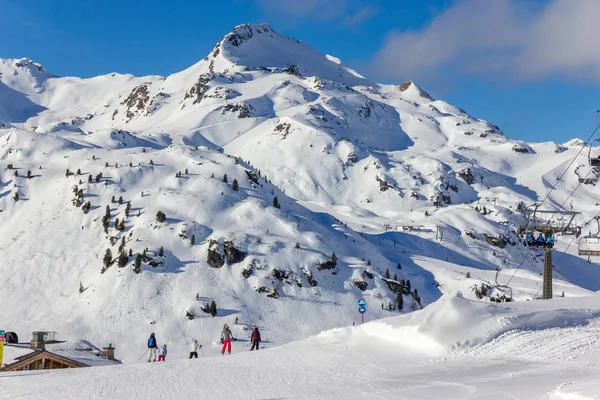 Skigebied Oostenrijkse Alpen Obertauern — Stockfoto
