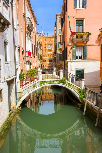 Small Bridge Venice Canal — Stock Photo, Image