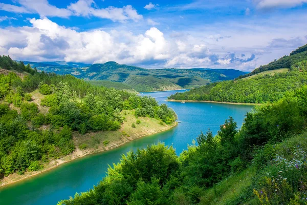 Lago di Zavoj in Serbia — Foto Stock