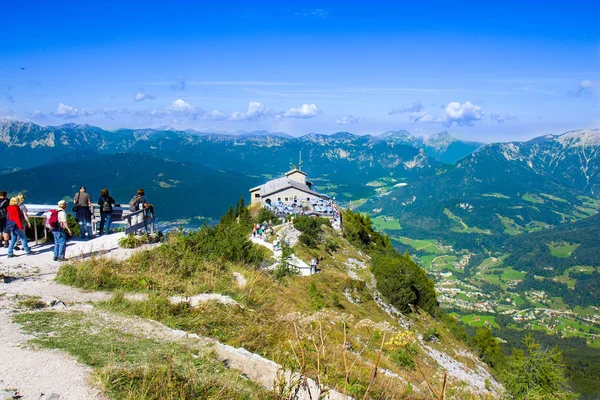 Obersalzberg, Niemcy-10 września 2018: The Kehlsteinhaus (E — Zdjęcie stockowe