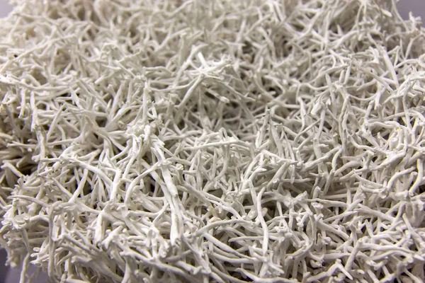 White aragonite with many threads, close up — Stock Photo, Image