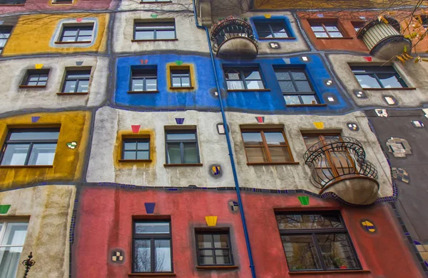 Maison Hundertwasser à Vienne Autriche - architecture moderne — Photo