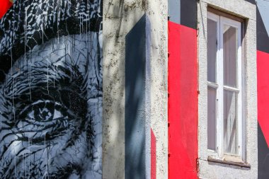 Cascais, Portekiz'deki cepheden detay