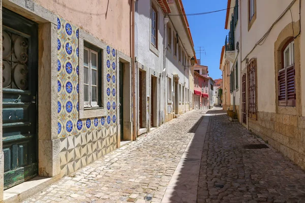 Scenic Cascais streets in historic center — Stock Photo, Image