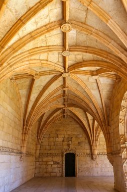 Lizbon'daki Jeronimos Manastırı veya Manastırı.